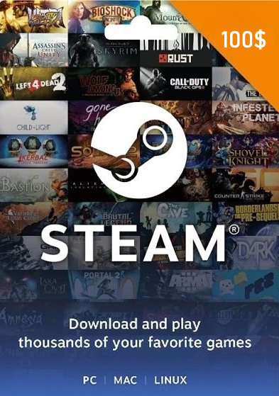 Steam Wallet Gift Card
