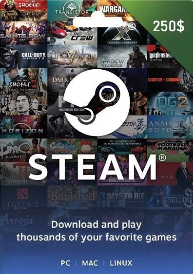 Steam Wallet Gift Card