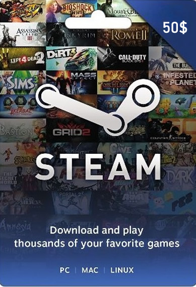 Steam Wallet Gift Card